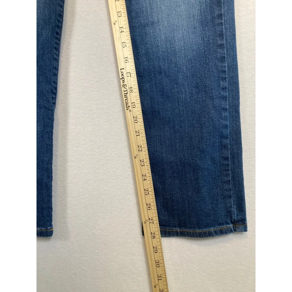 Classic Calvin Klein Jeans Womens 31/12 Blue Ultimate Skinny‎ Mid Rise Denim